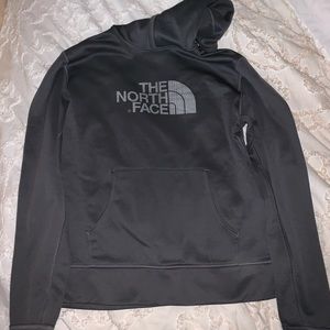 Large Grey North Face Hoodie